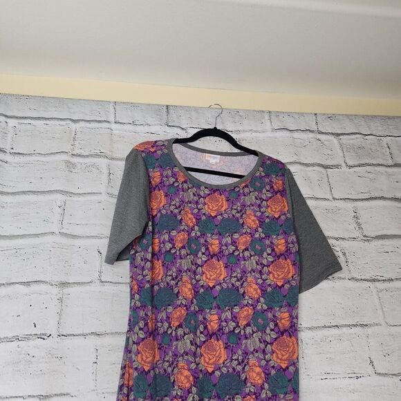 Bundle LulaRoe Simply Comfortable Women's Multicolor Short-Sleeved Dresses Sz L - Picture 6 of 13